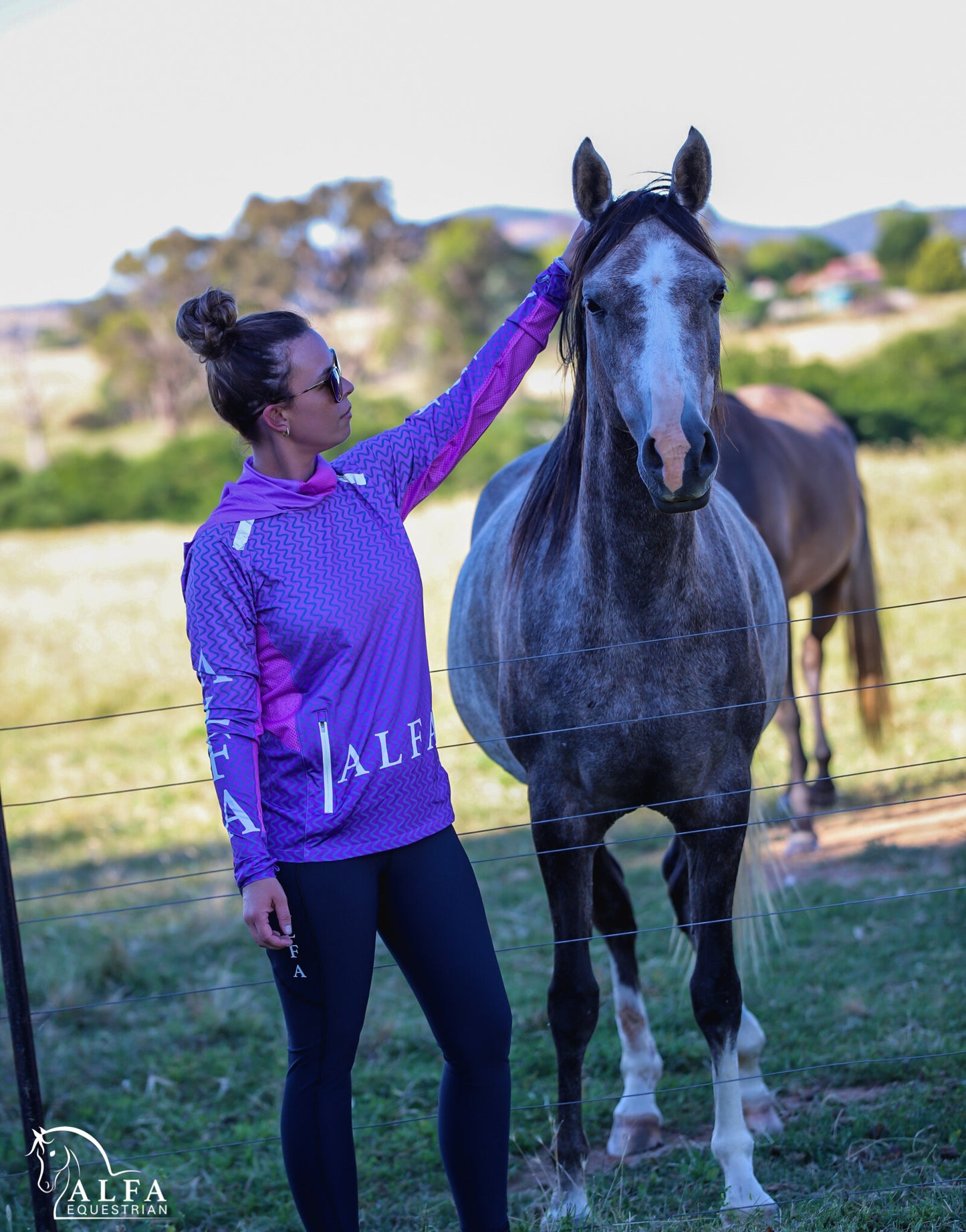 ALFA BUFF ENDURANCE SHIRT - PURPLE