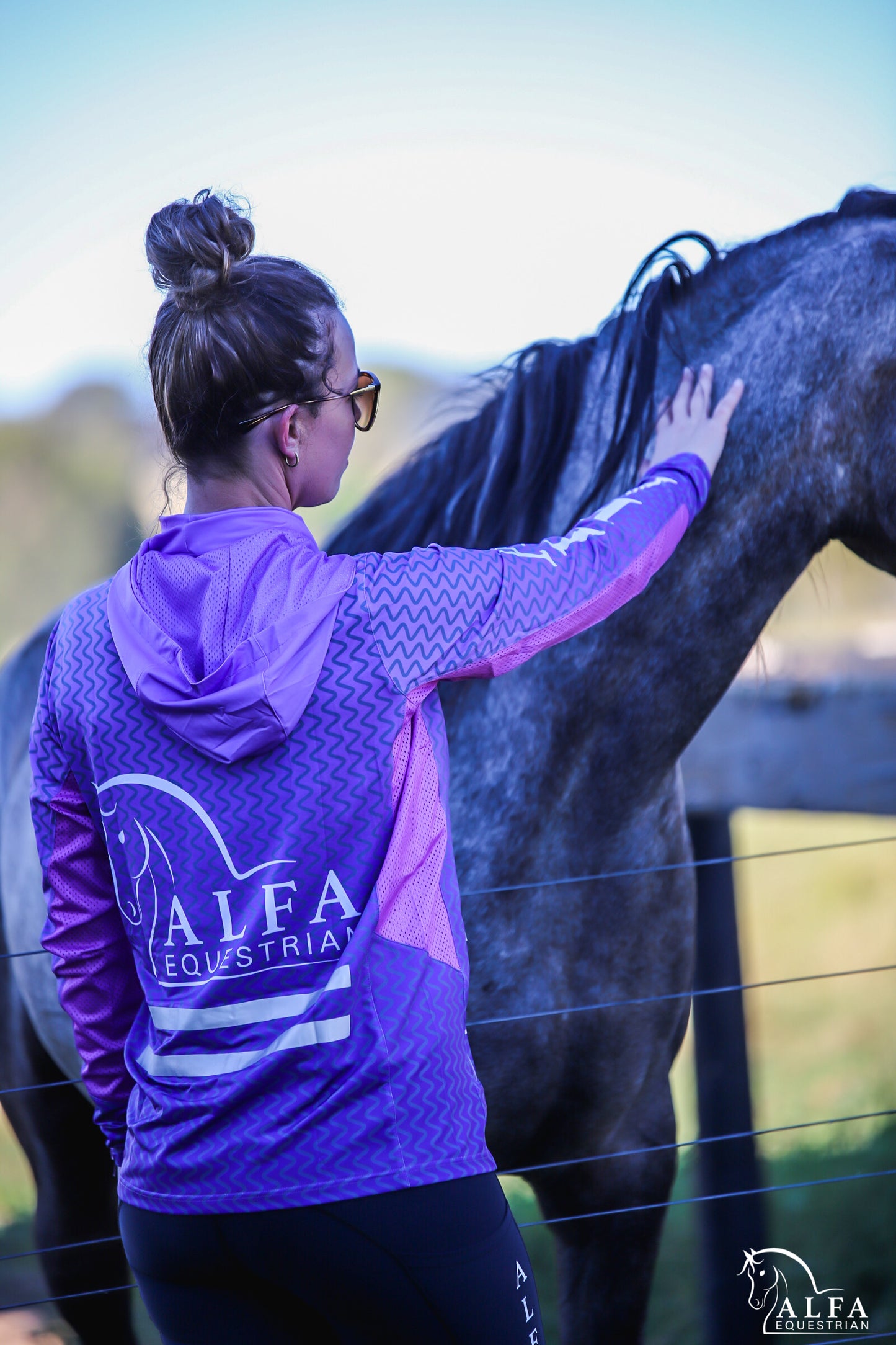 ALFA BUFF ENDURANCE SHIRT - PURPLE