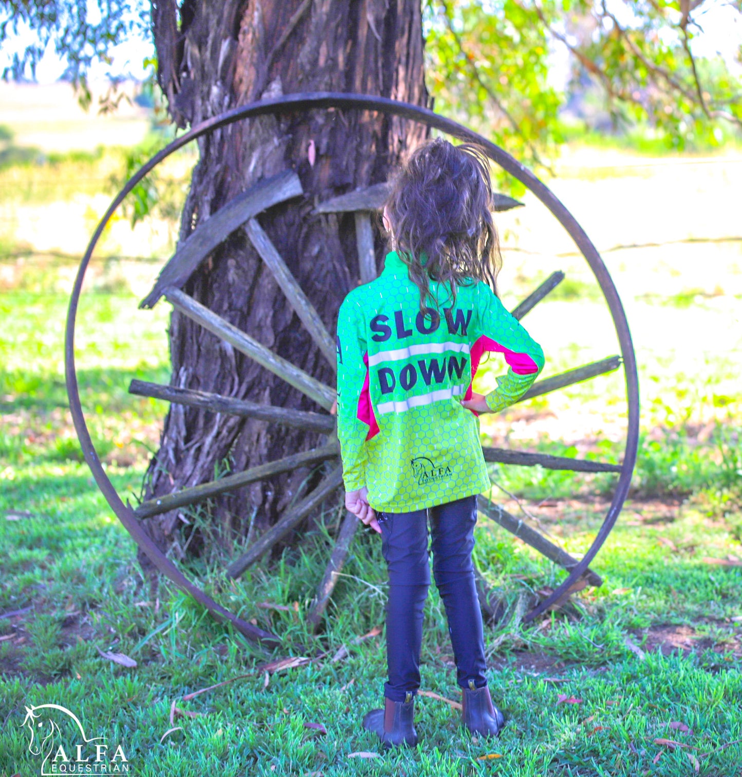 Kids ALFA Endurance shirt - SLOW DOWN