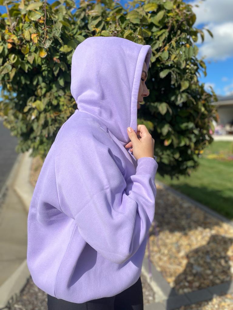 Oversized Purple Hoodie